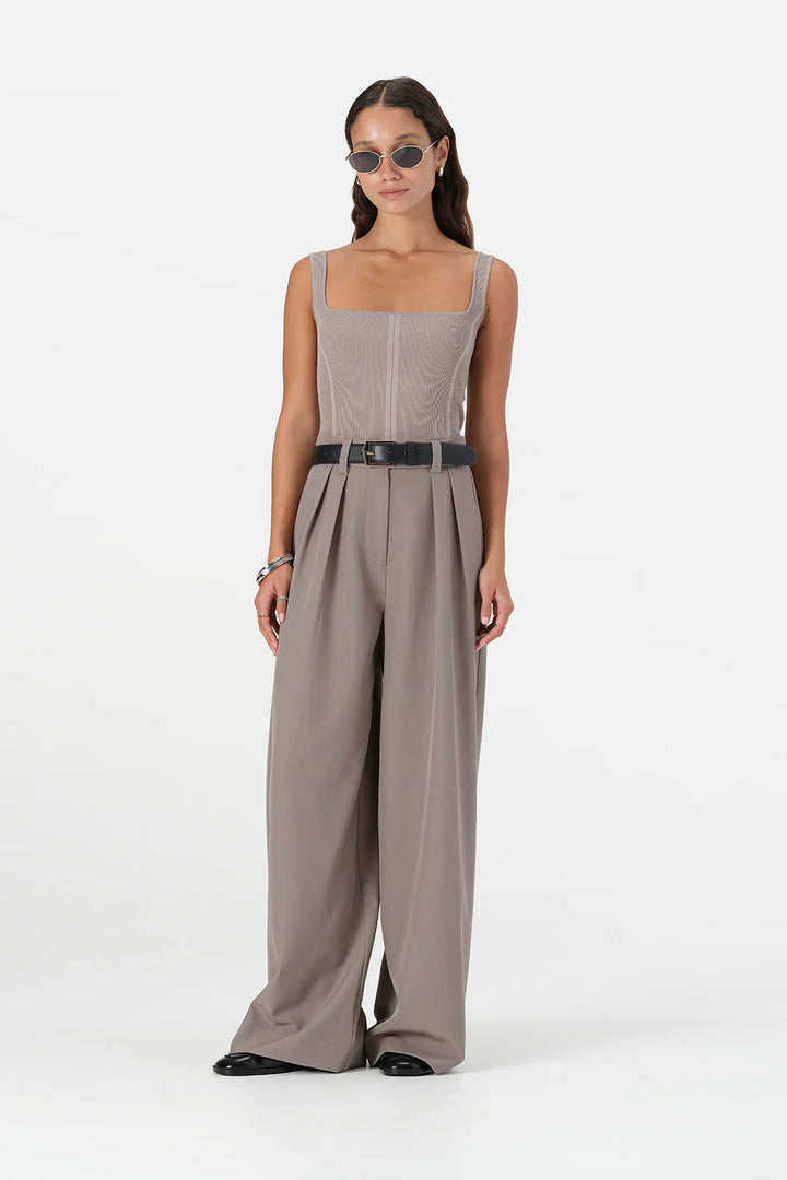 Kelsey Knit Top - Stone