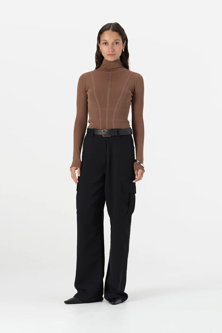 Odette Knit Top - Tan