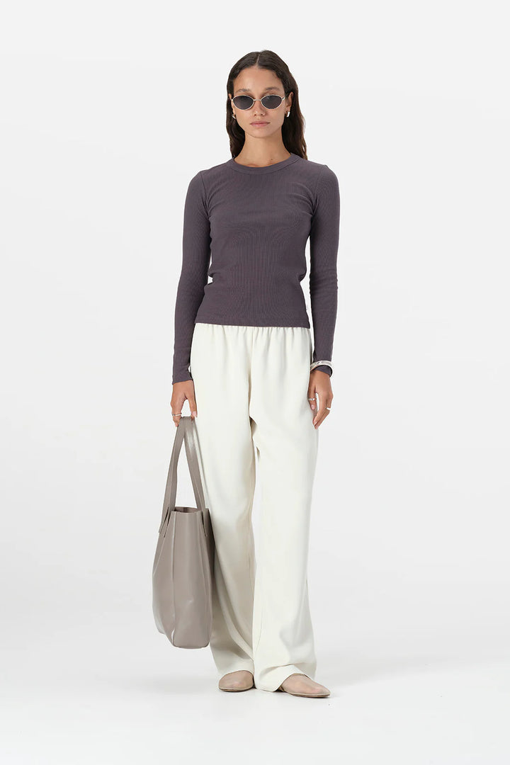 Nola Long Sleeve Top - Slate