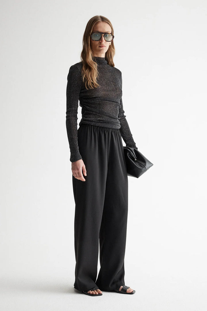 Elm Top - Black Lurex