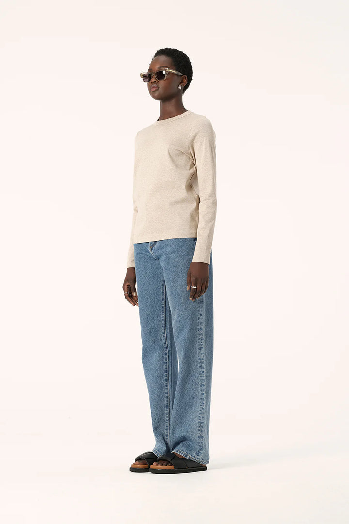 Mia Long Sleeve Tee - Oatmarle