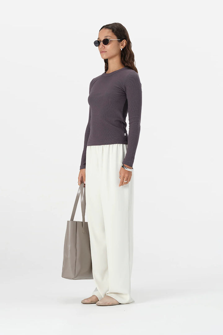 Nola Long Sleeve Top - Slate
