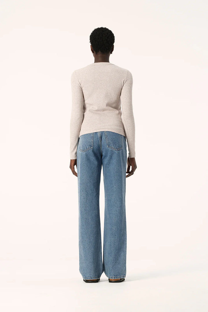 Nola Long Sleeve Top - Marble