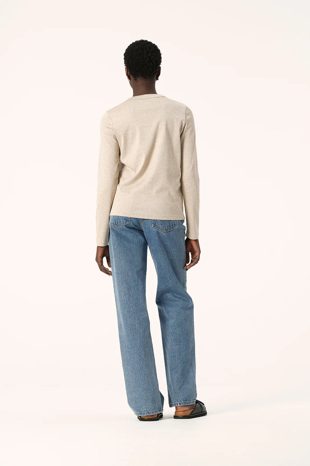 Mia Long Sleeve Tee - Oatmarle