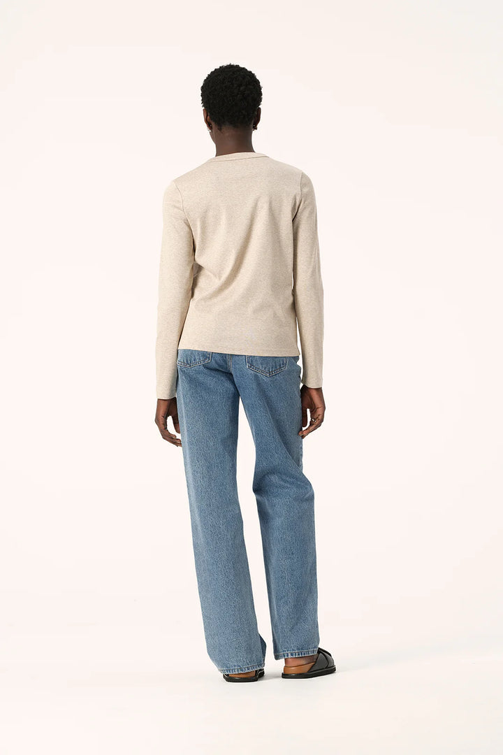 Mia Long Sleeve Tee - Oatmarle