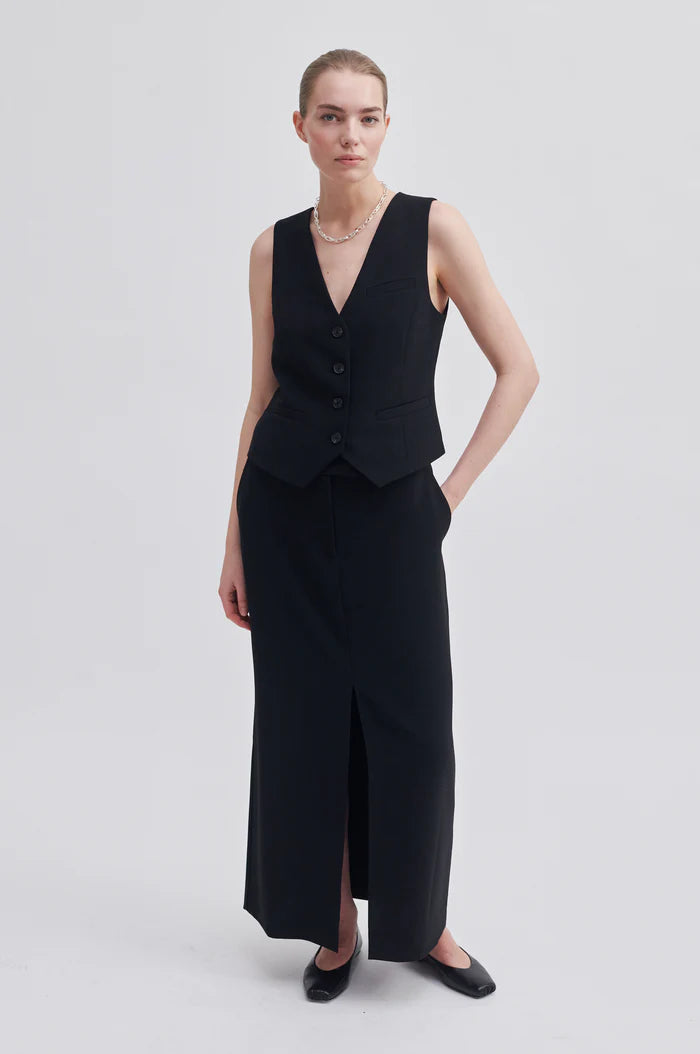 Fique Pencil Skirt - Black