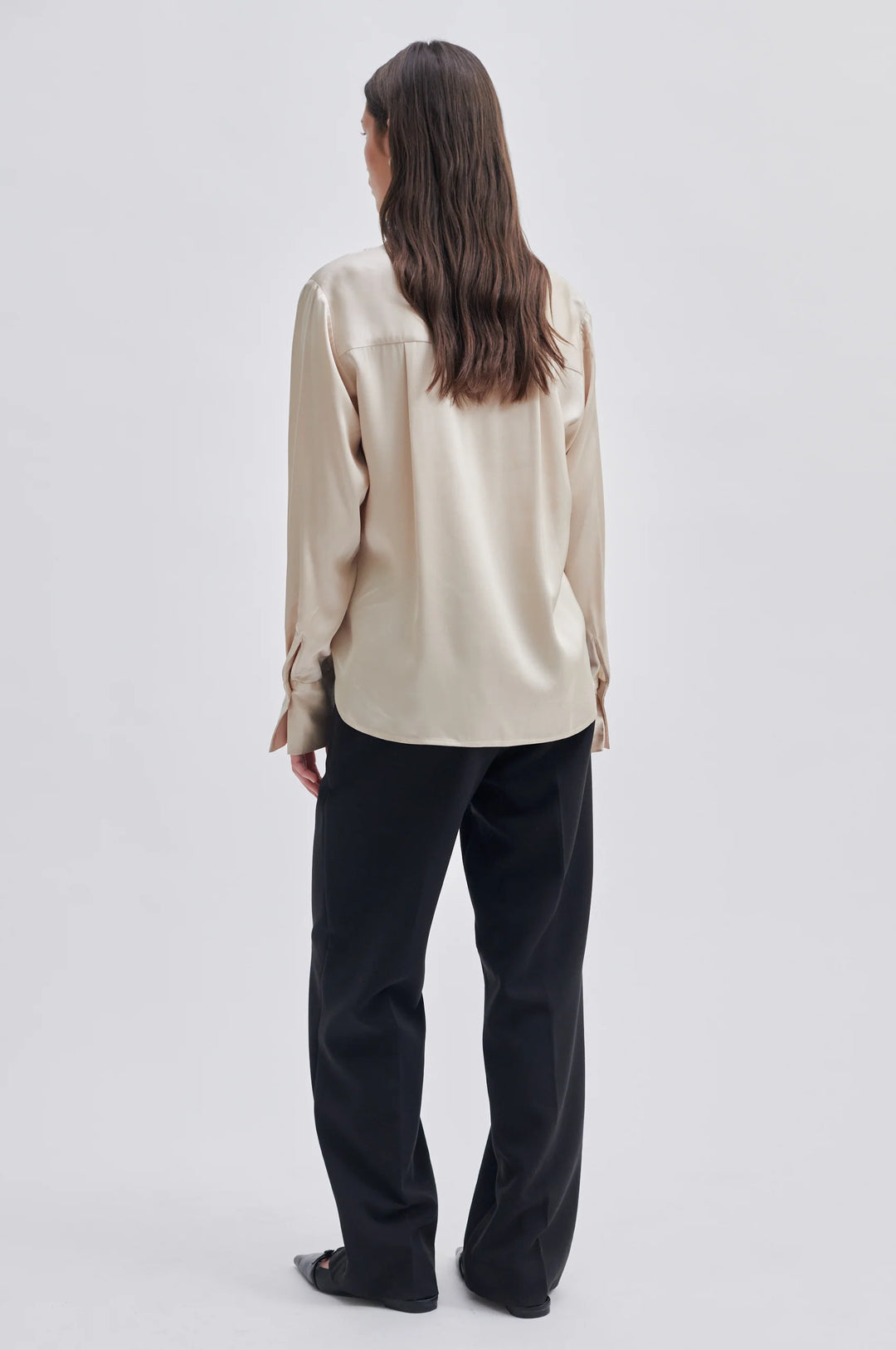 Galla Silky Shirt - French Oak