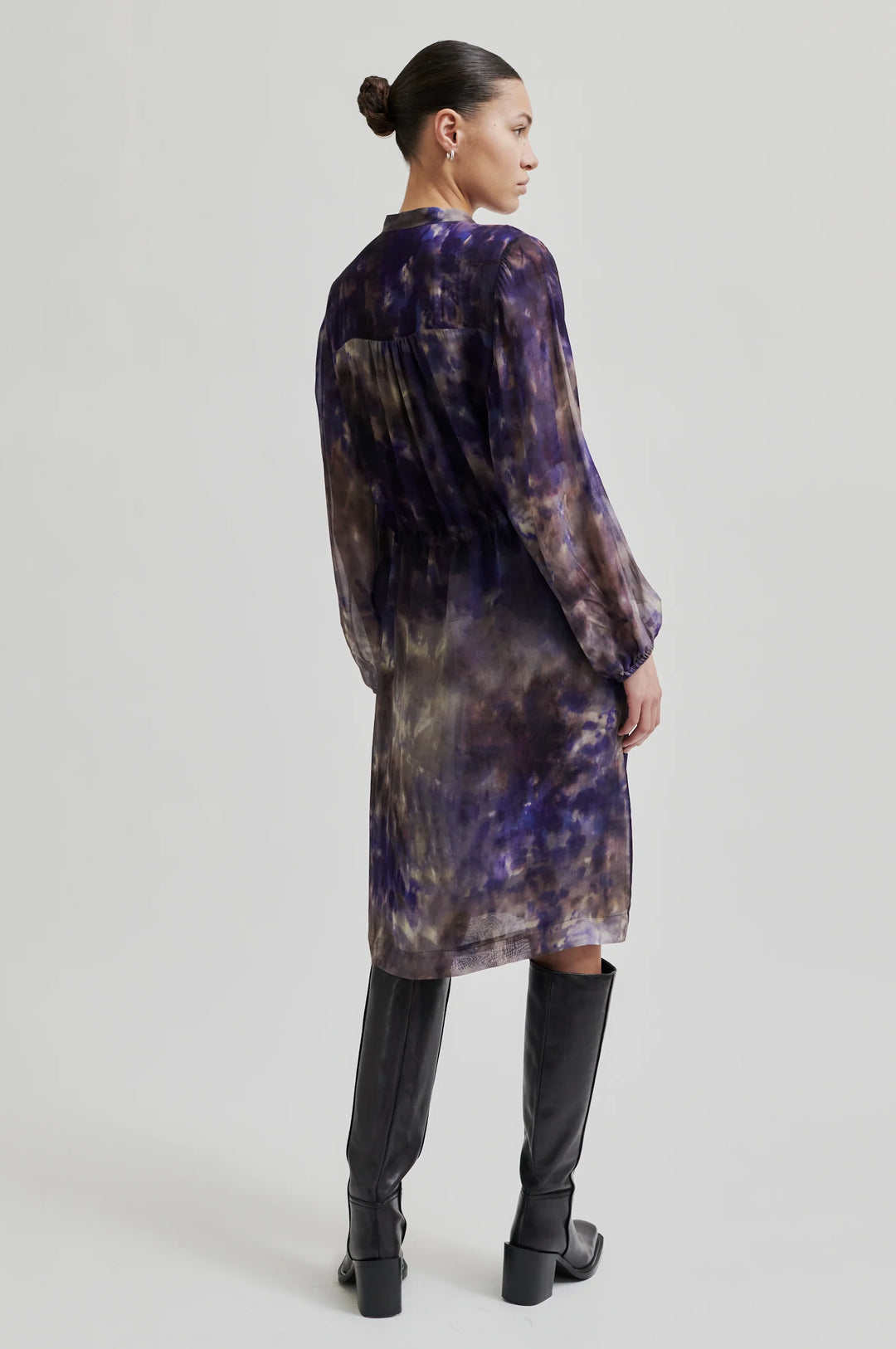 Blurry Shirt Dress - Daybreak