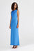 Lara Backless Dress - Azure Blue