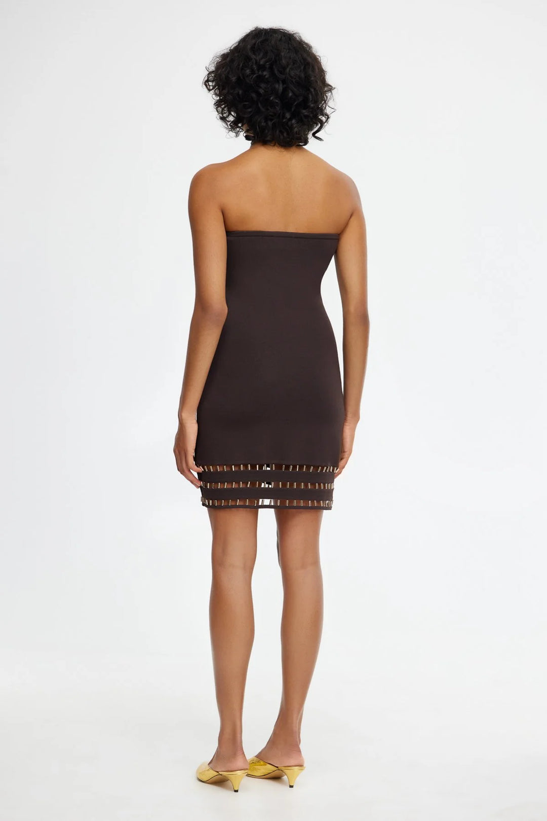 Carbrook Mini Dress - Dark Coffee