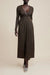 Alfred Midi Dress - Dark Mocha