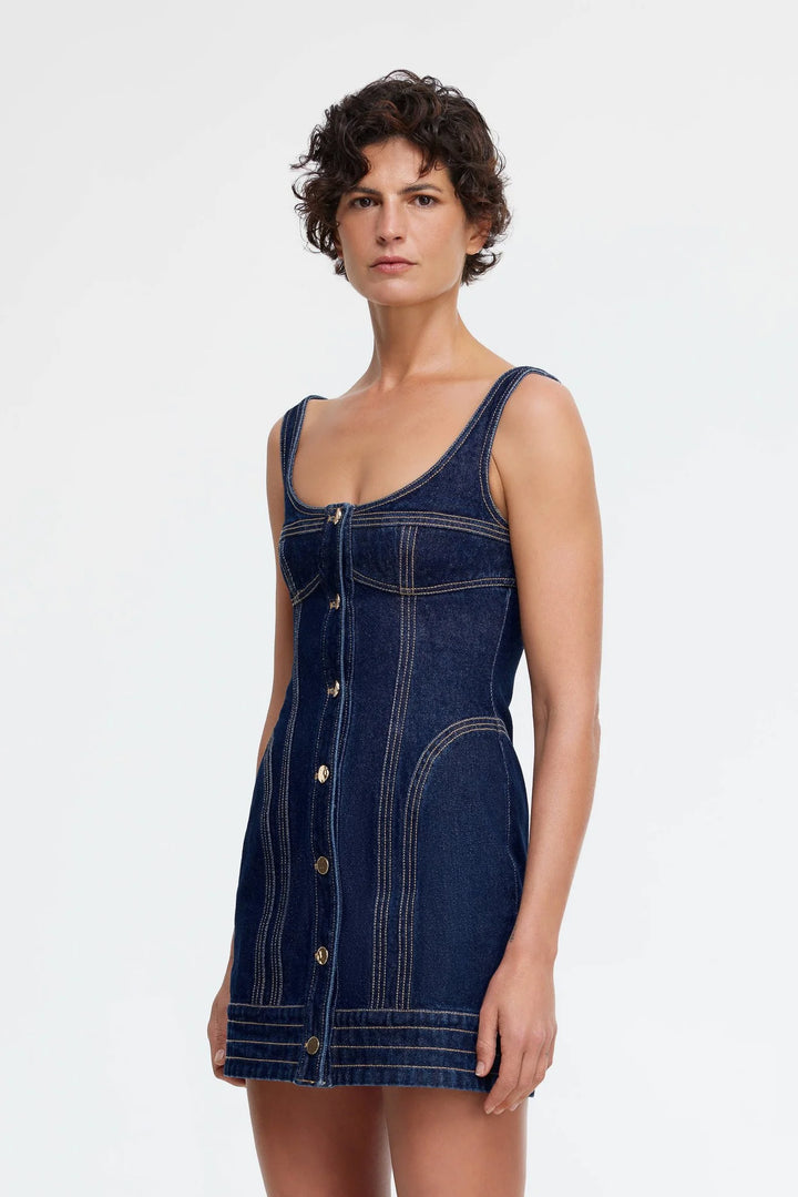 Valleybrook Mini Dress - Dark Indigo