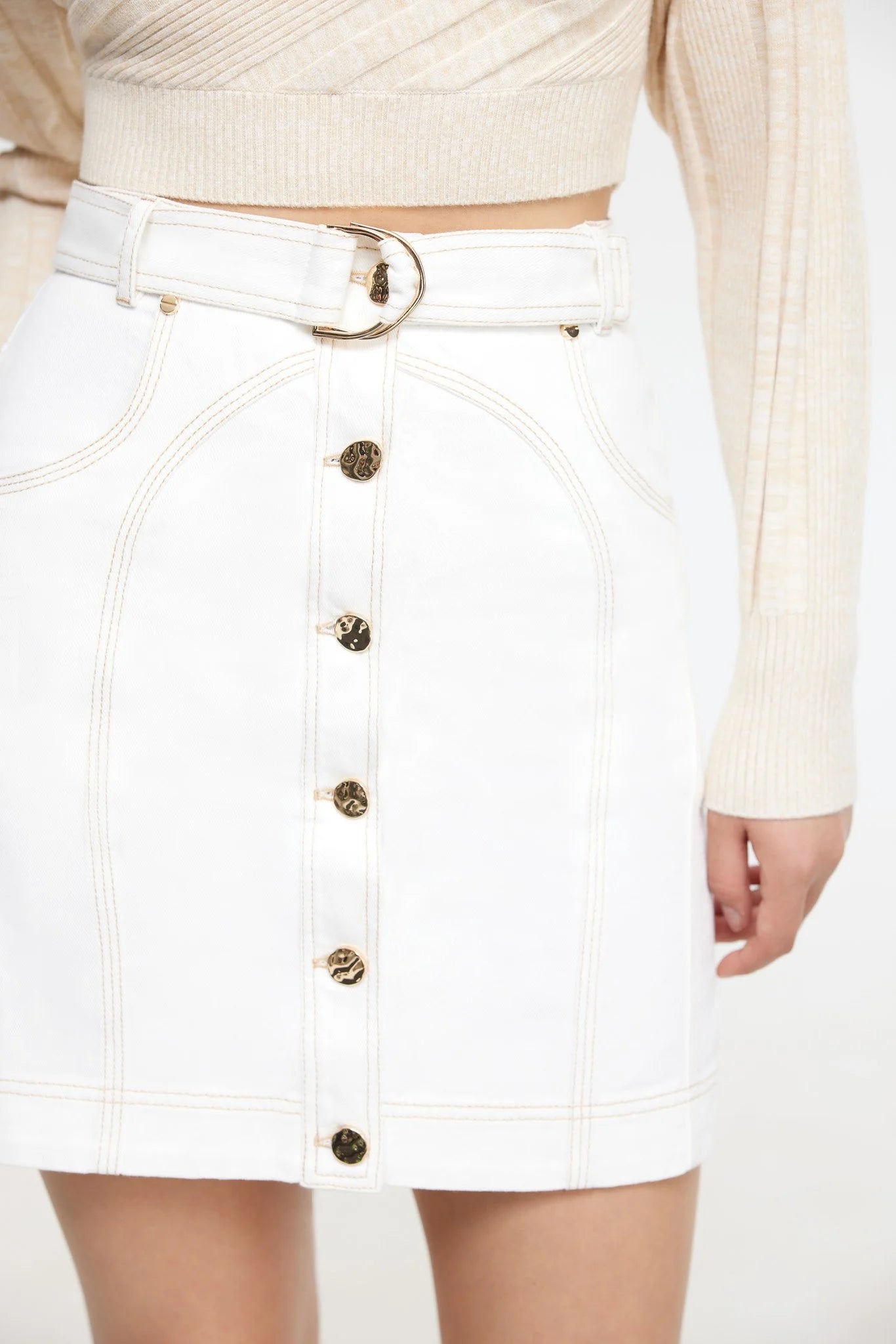 Valleybrook Mini Skirt - Ivory