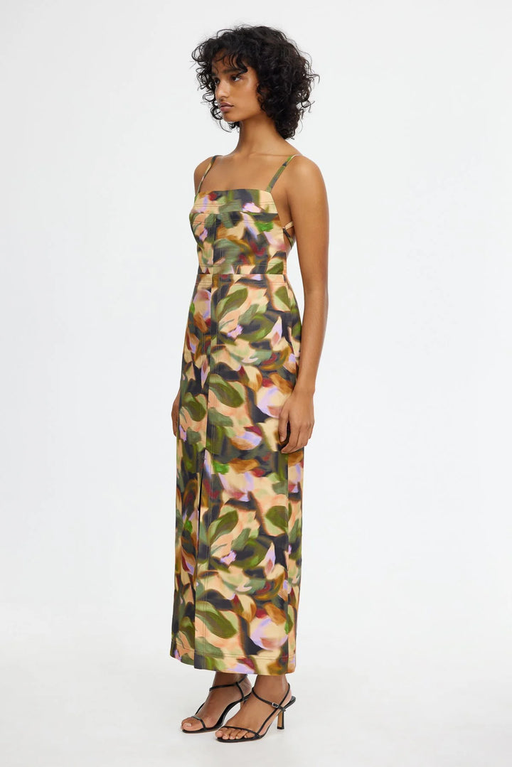 Elmstead Midi Dress - Emerald Bouquet