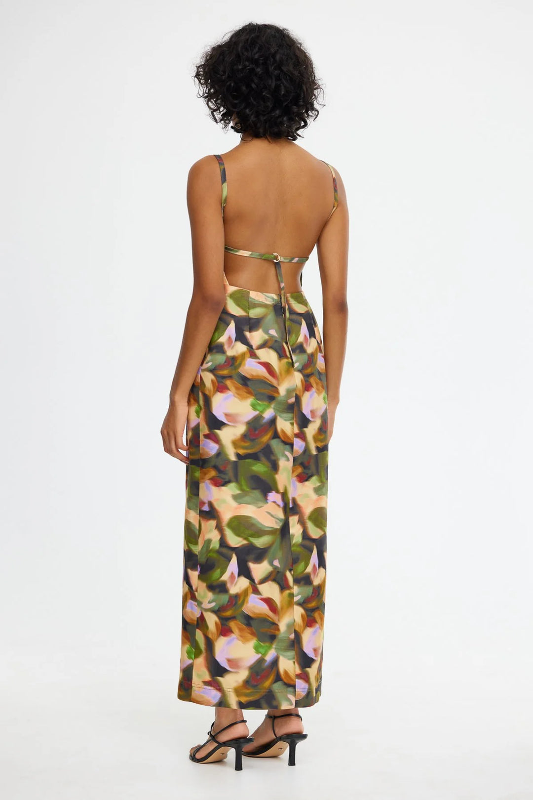 Elmstead Midi Dress - Emerald Bouquet