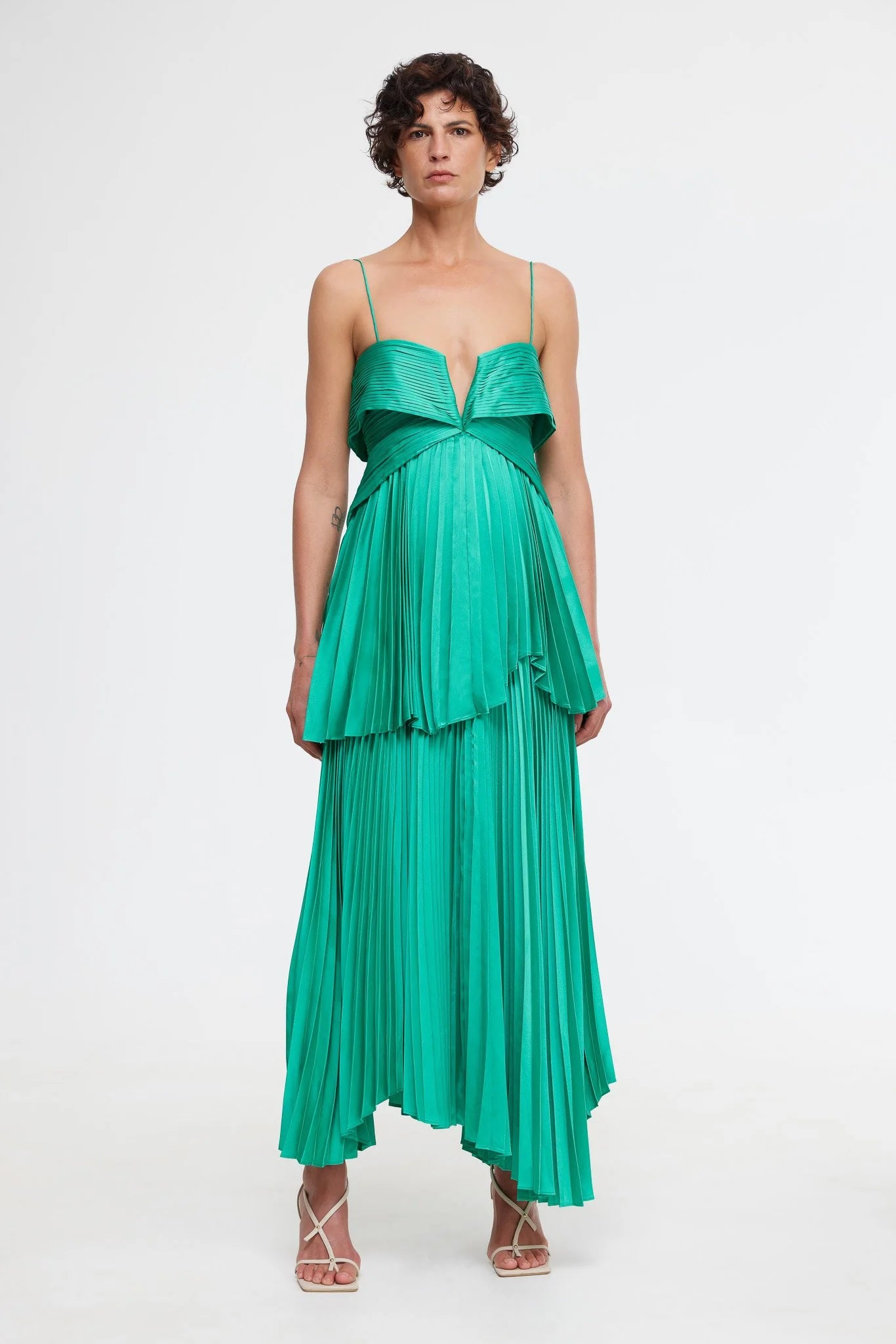 Islington Midi Dress - Green
