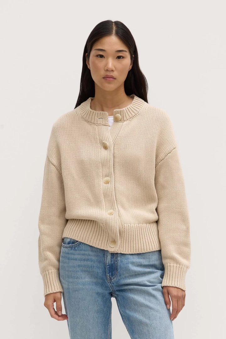 Ava Knit Cardigan - Natural