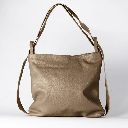 Bella XL Backpack Tote - Taupe