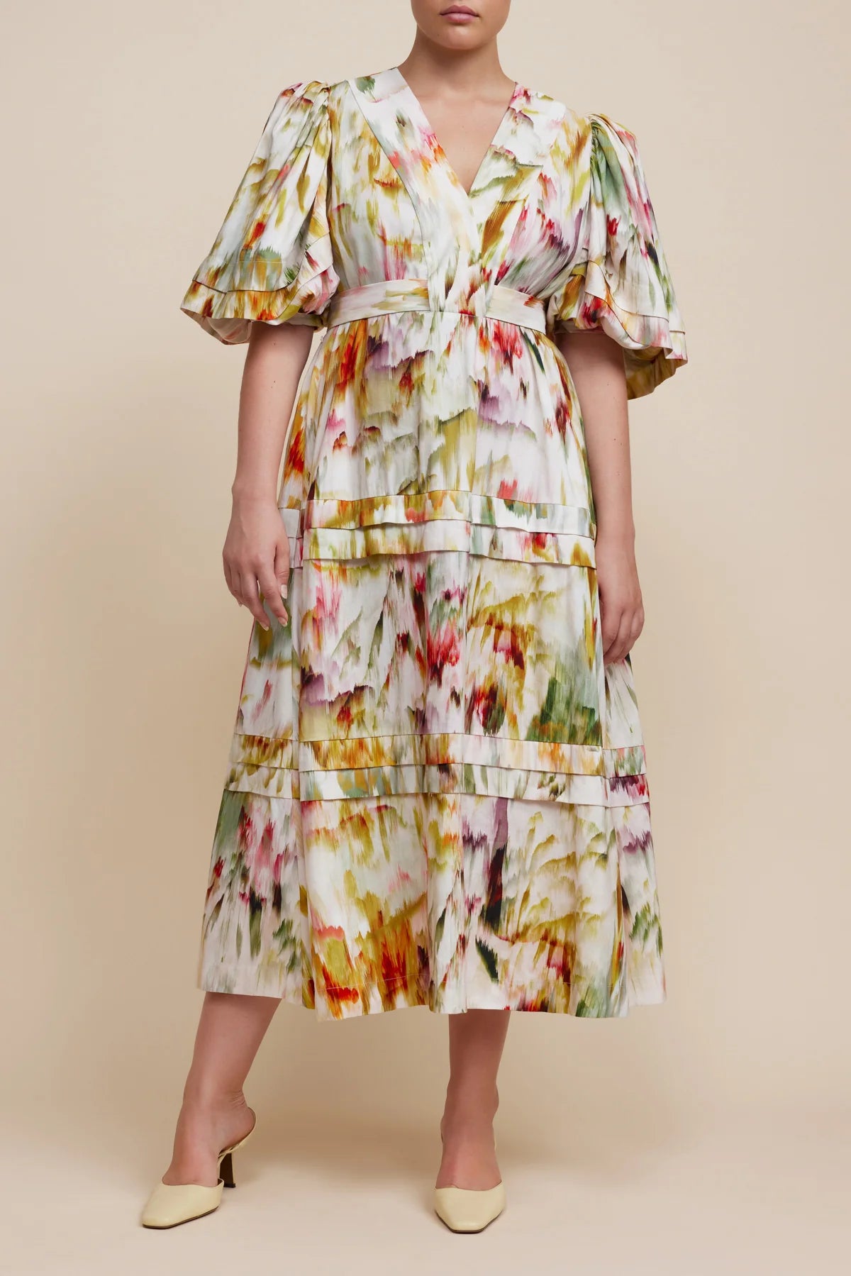 Marston Dress - Monet Garden Print