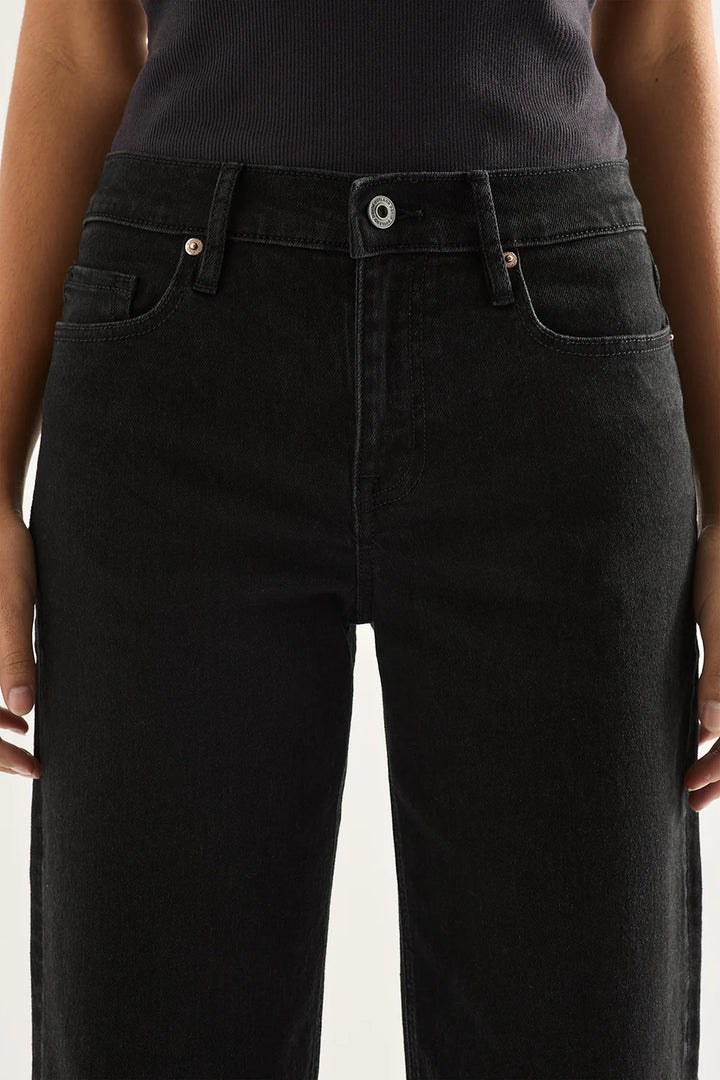 Mia Wide Leg Jean - Black