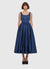 Colleen Midi Dress - Navy