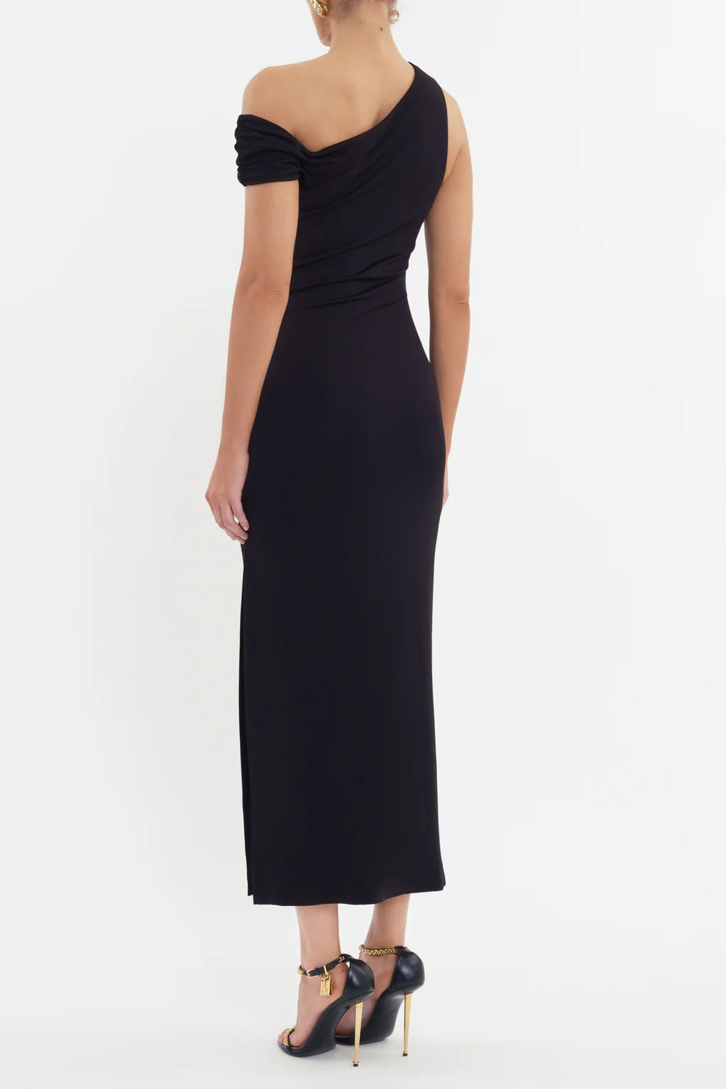 Domenica Midi Dress - Black