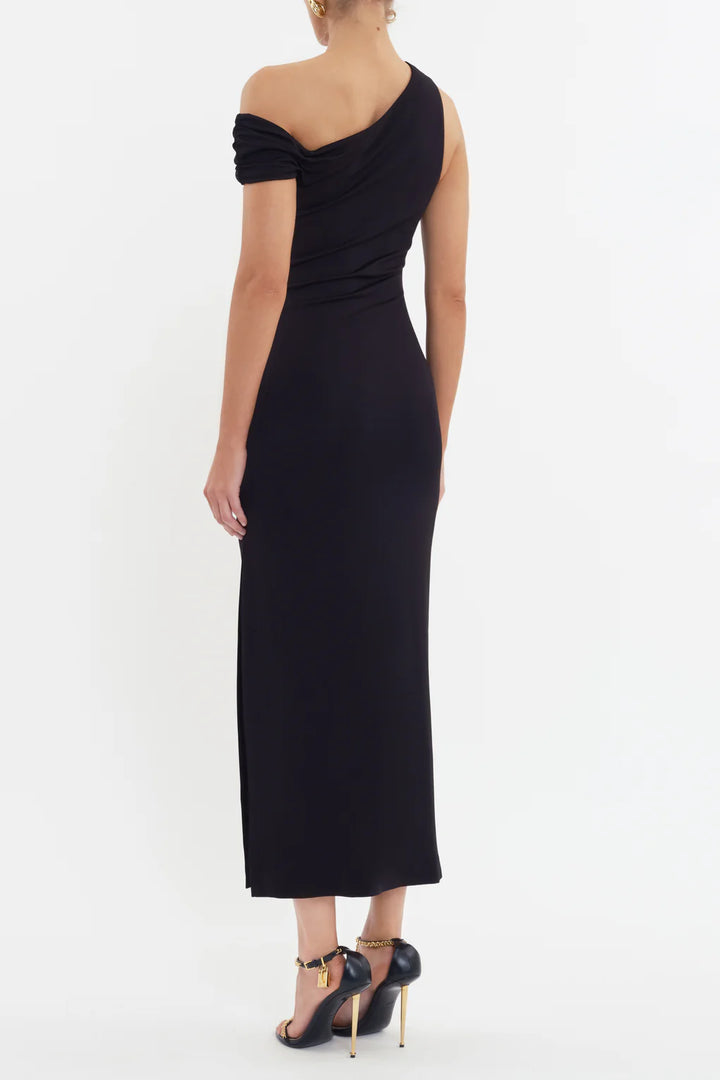 Domenica Midi Dress - Black