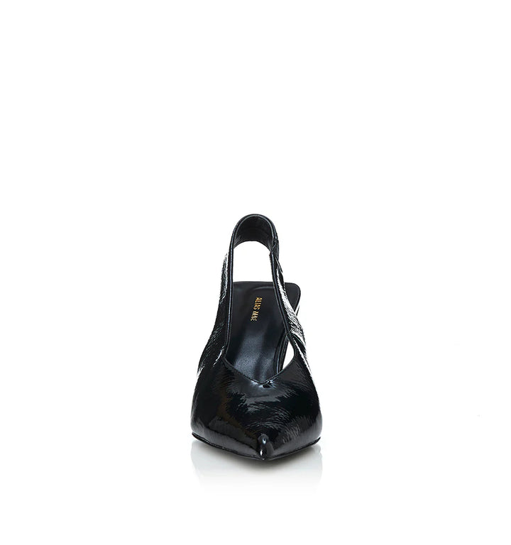 Frankie - Black Crinkle Patent