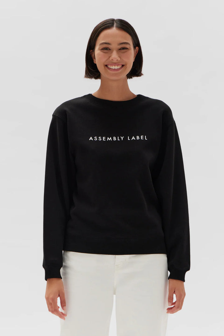 Logo Fleece - True Black/White