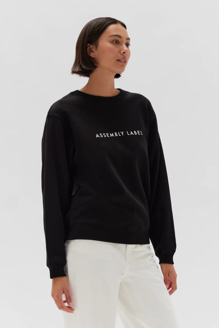 Logo Fleece - True Black/White