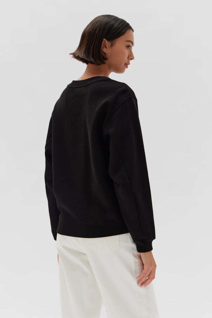 Logo Fleece - True Black/White