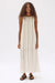 Milos Stripe Maxi Dress - Cream/Black