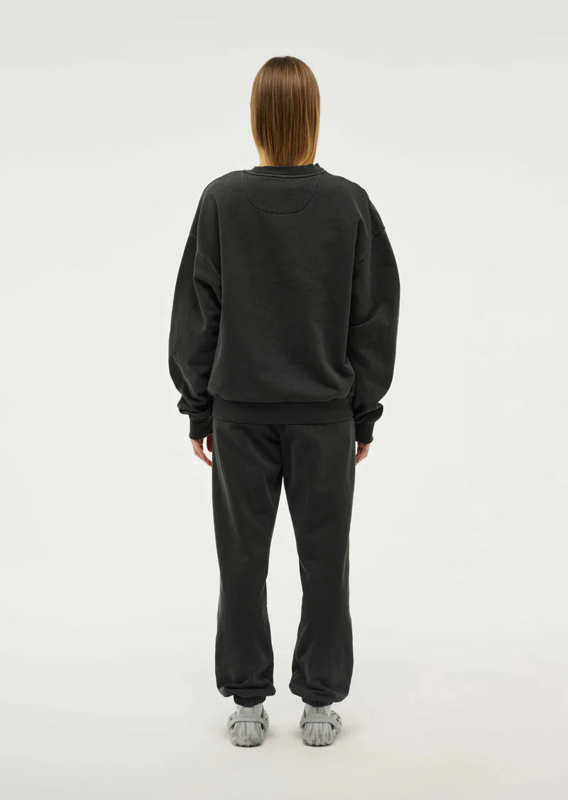 Team Record Sweat - Washed Marine Blue