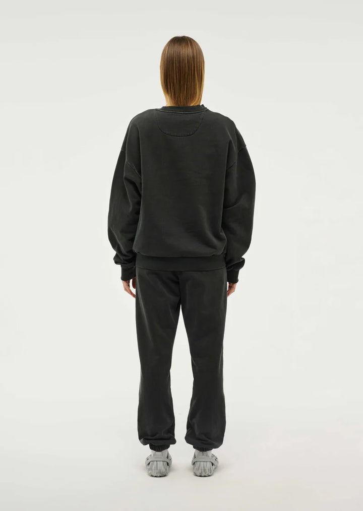 Team Record Sweat - Washed Marine Blue