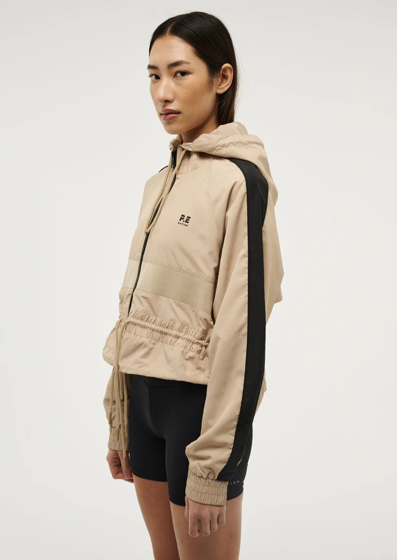 Cropped Man Down Jacket - Sesame