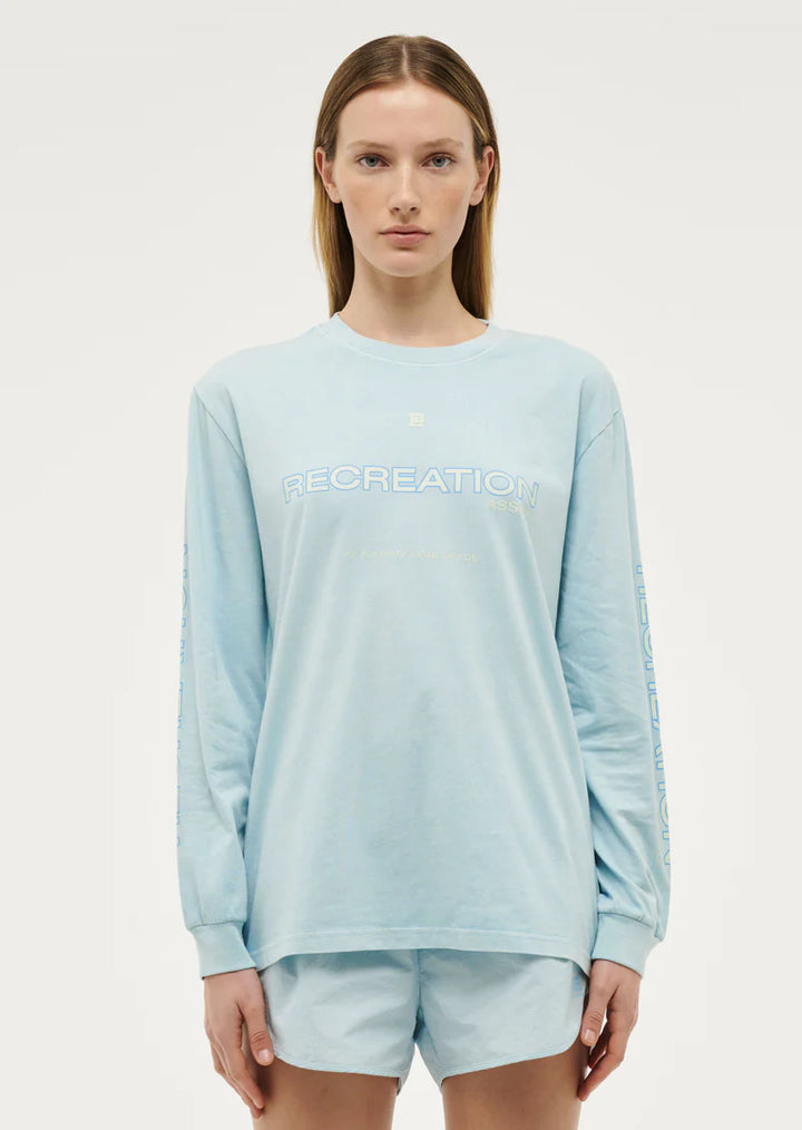 Streamline LS Top - Washed Sky Blue