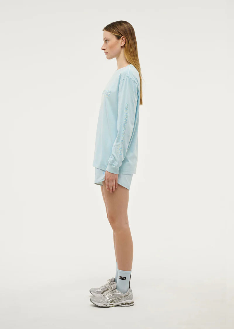 Streamline LS Top - Washed Sky Blue