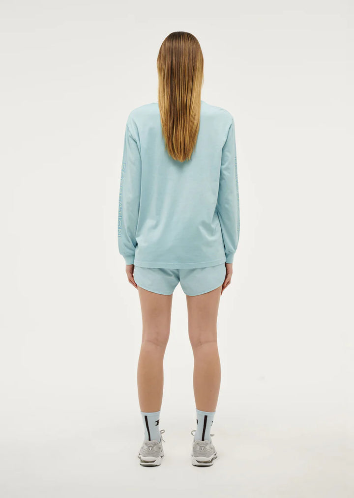 Streamline LS Top - Washed Sky Blue