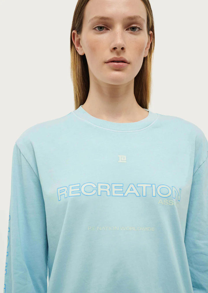 Streamline LS Top - Washed Sky Blue