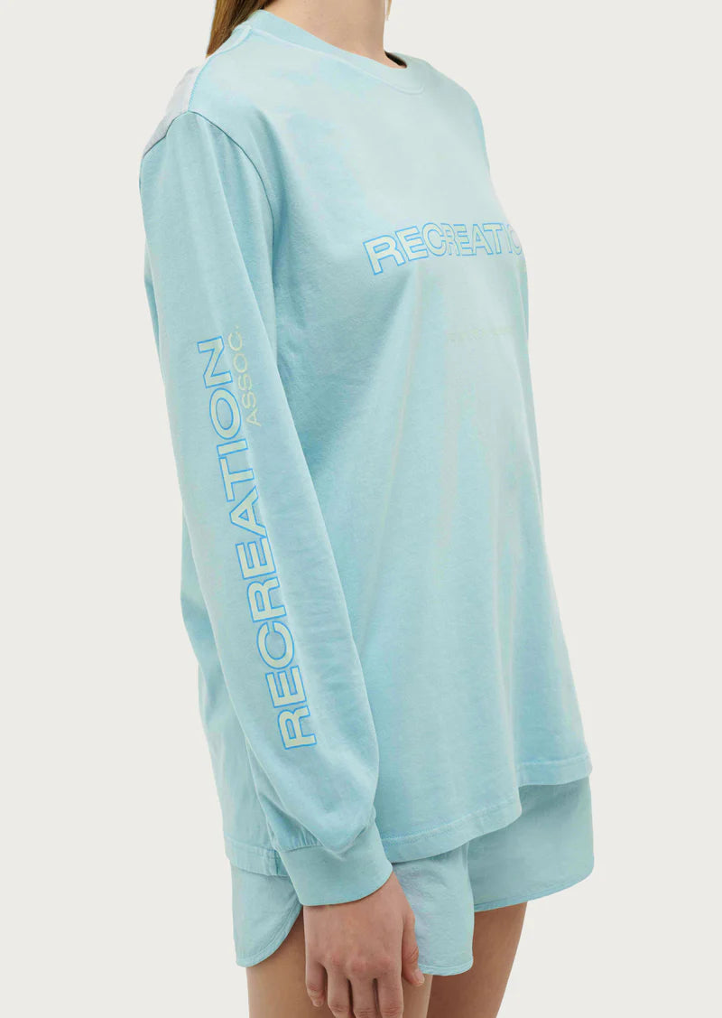 Streamline LS Top - Washed Sky Blue