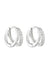 Double Angel Huggies - Silver/Clear