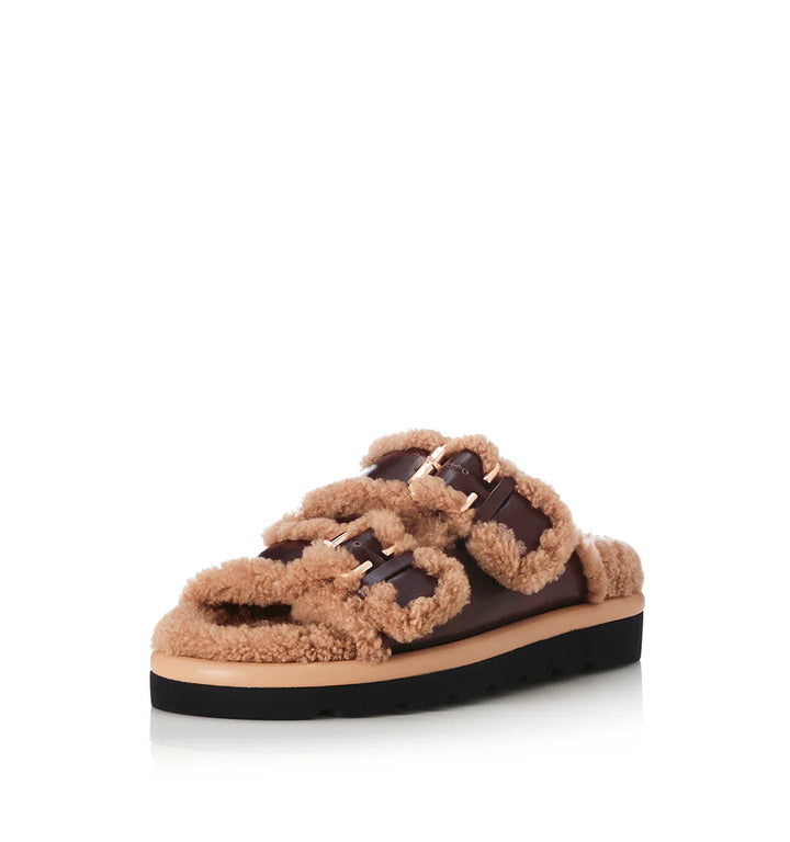 Saint - Walnut Wax Leather/ Shearling