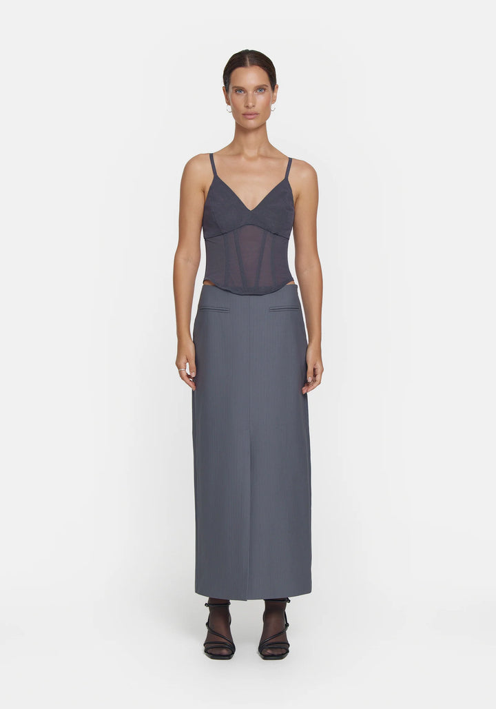 Omega Bustier - Dark Silver