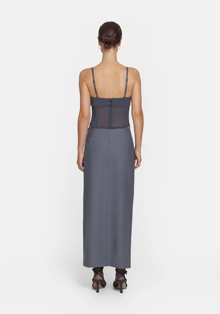 Omega Bustier - Dark Silver