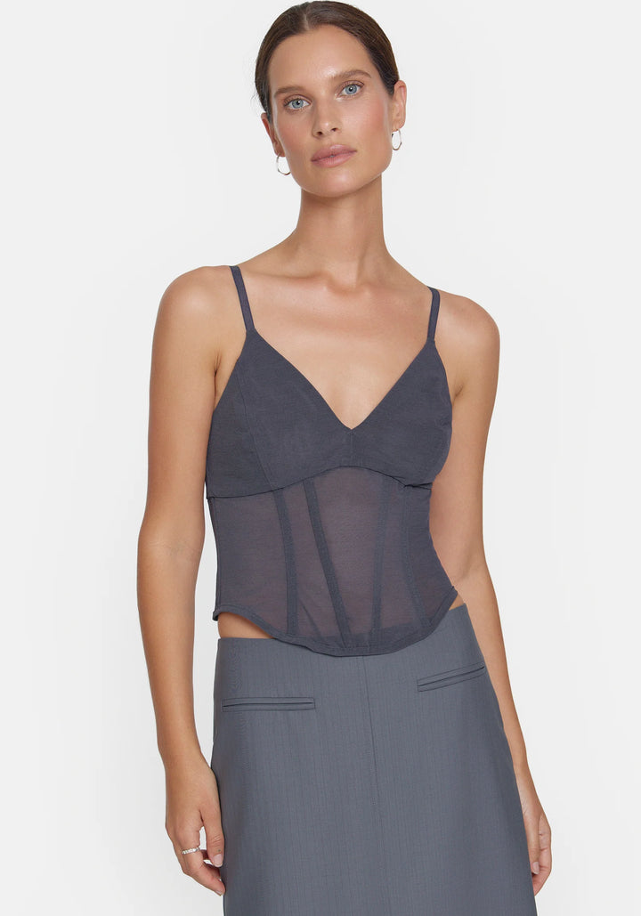 Omega Bustier - Dark Silver