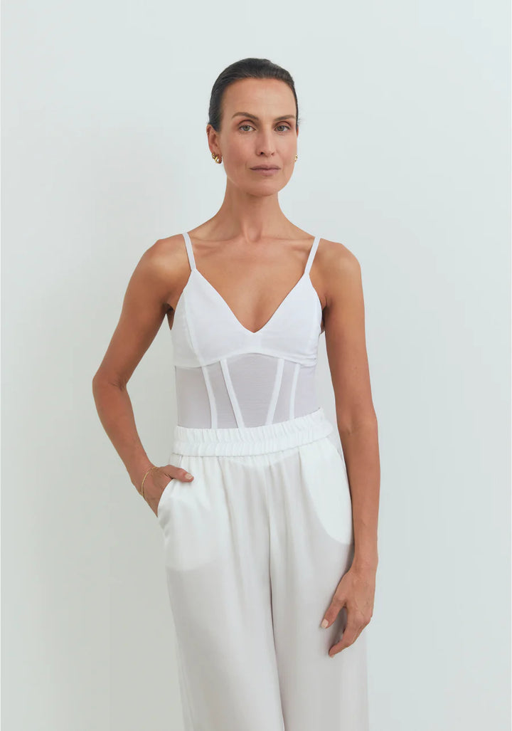 Omega Bustier - White