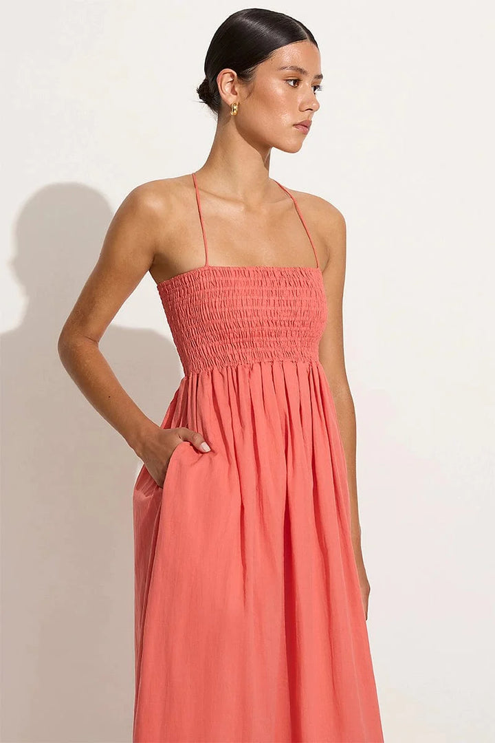 Agolde Midi Dress - Melon