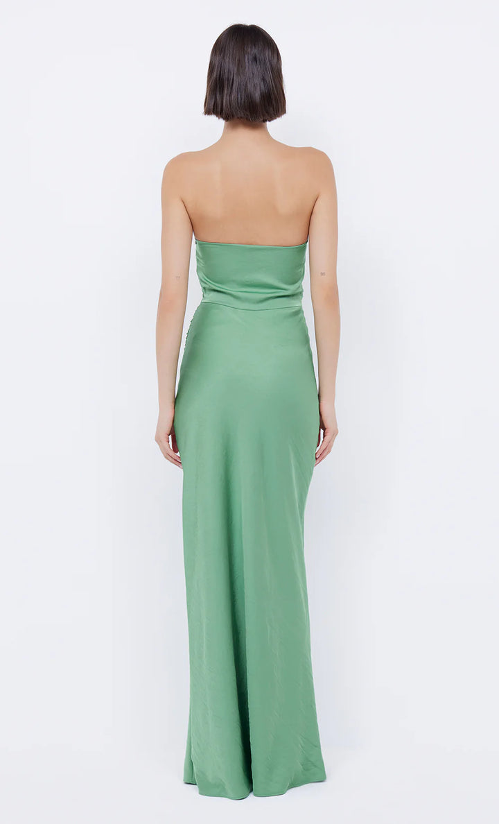 Emilia Strapless Dress - Green Apple