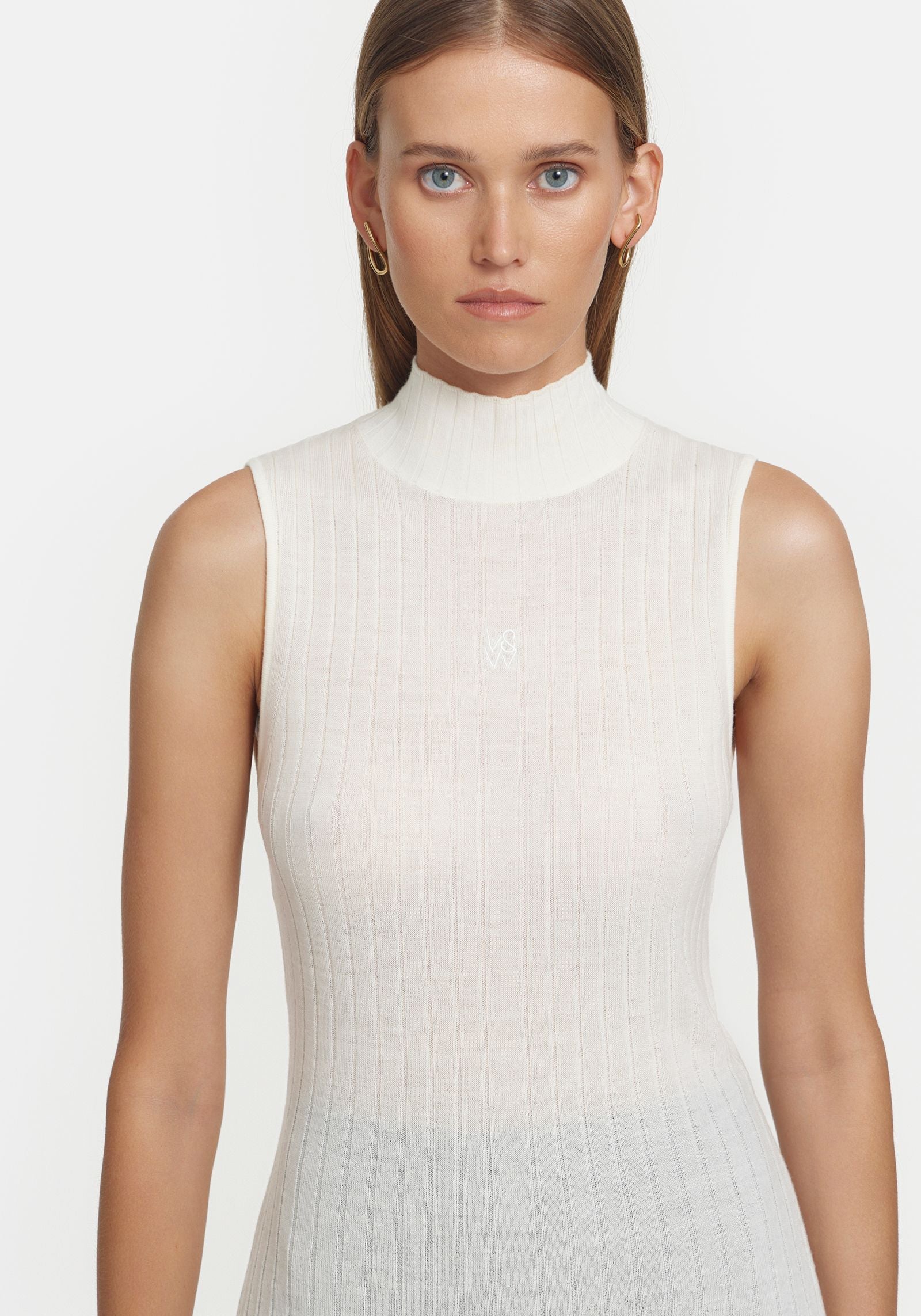 Justice Sleeveless Top - Ivory