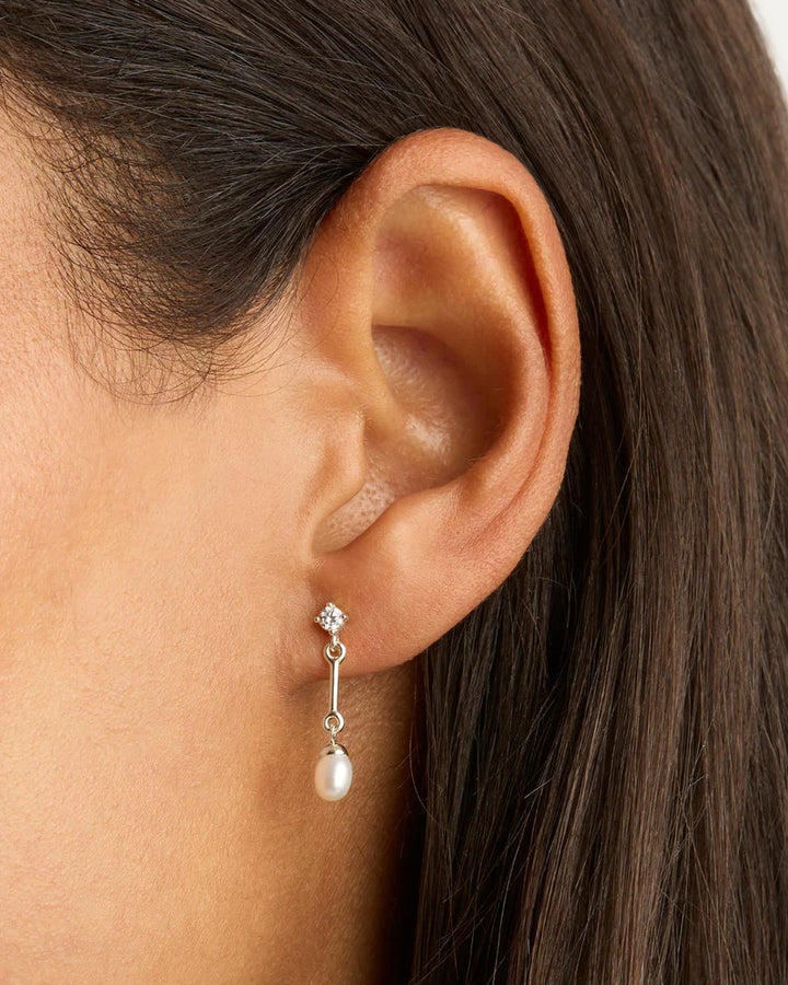 Embrace Stillness Pearl Drop Earrings